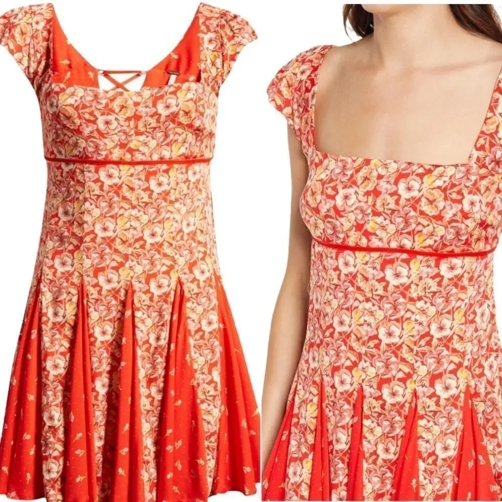 Free People Ponderosa Mini Dress in the Size Large